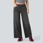 Low Rise Baggy Wide Leg Casual Jeans