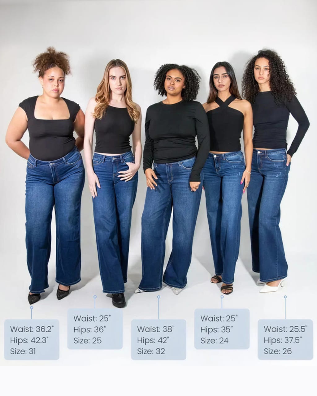 Mid-low Rise Baggy Jeans